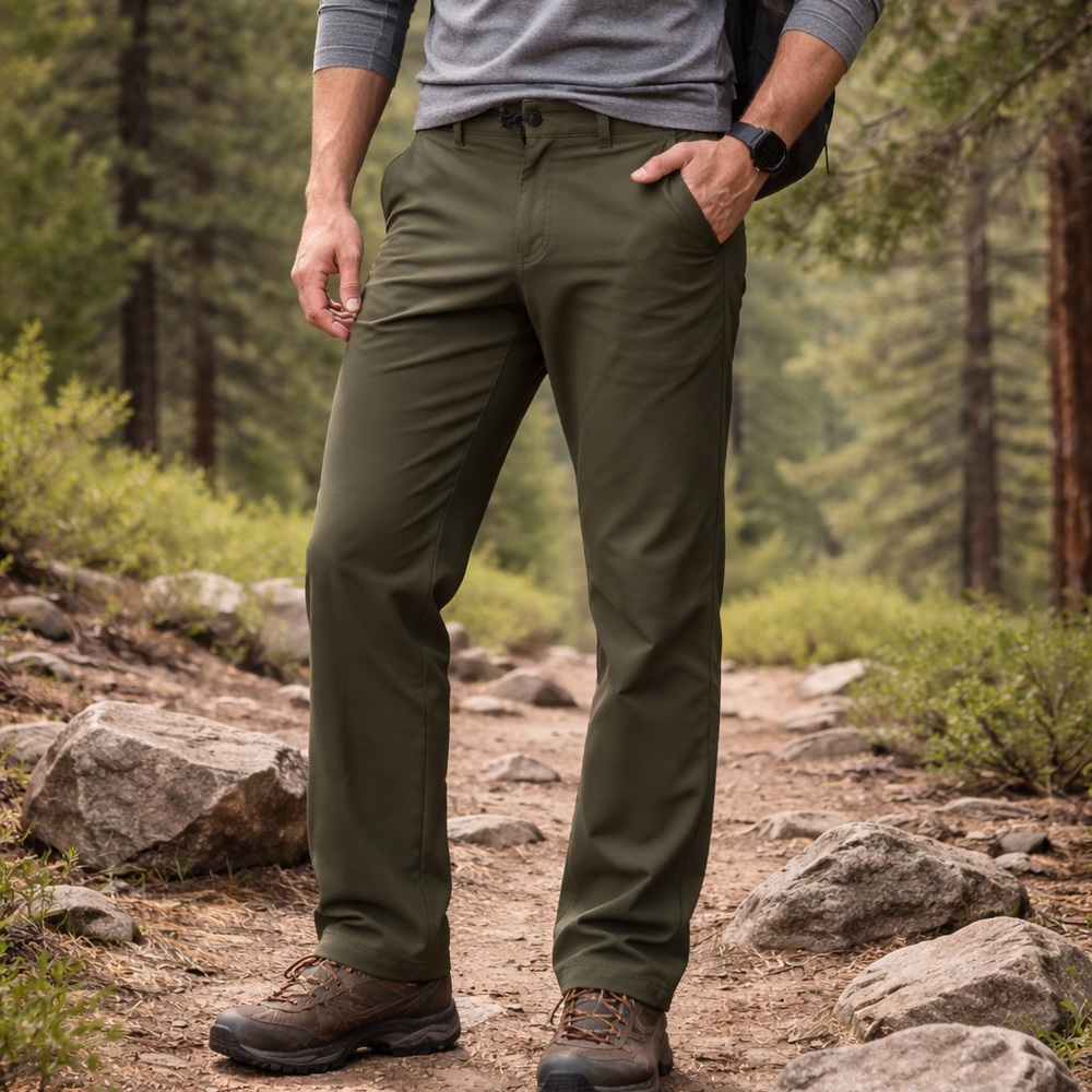 Eddie Bauer Travex Mens Nylon Pant Hiking Outdoor Trail